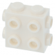 LEGO kocka 1×2×1 2/3 három oldalán bütyökkel, fehér (67329)